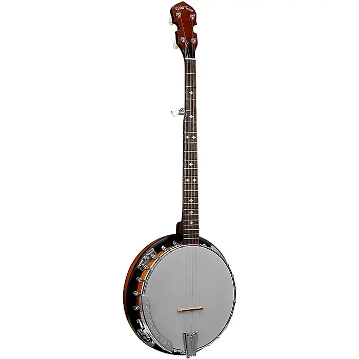 Gold Tone CC-100R+/L Cripple Creek Resonator Banjo Upgraded Gloss Natural Guitar Center