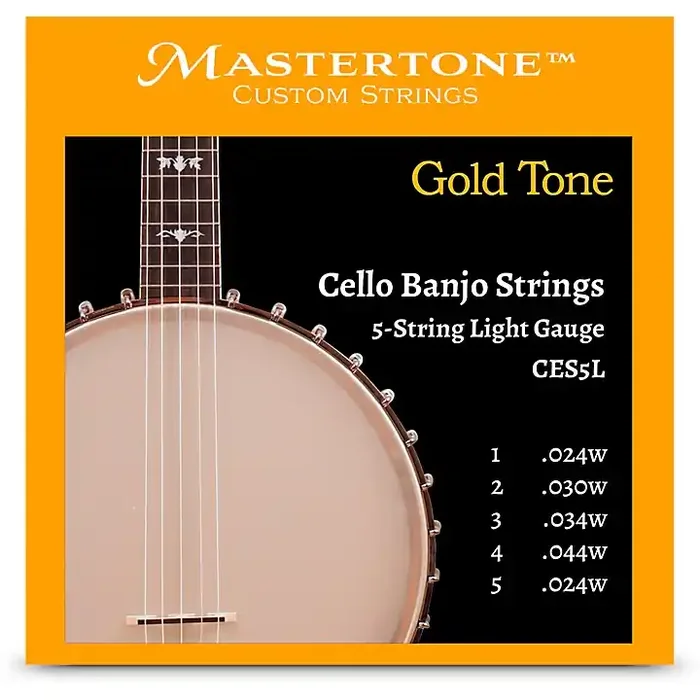 Gold Tone CES5L 5-String Light Gauge Banjo Cello Strings Guitar Center