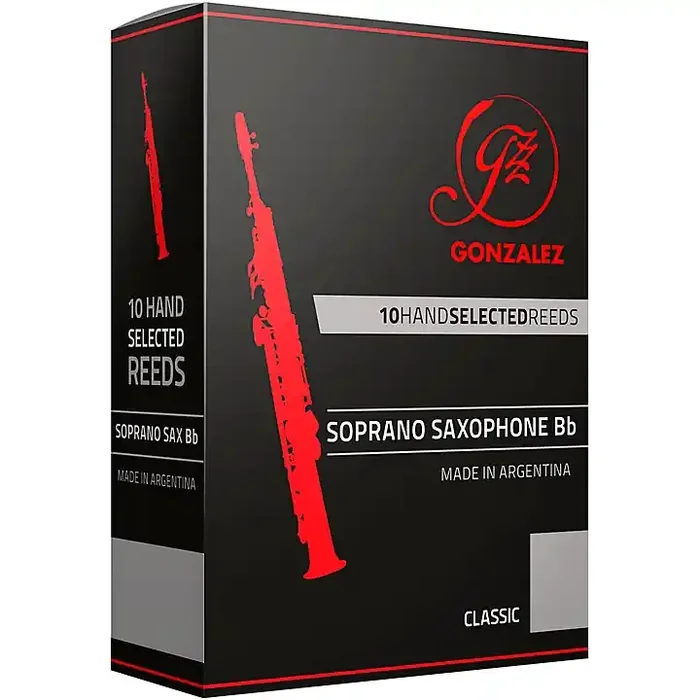 Gonzalez Classic Soprano Saxophone Reeds Box of 10 Strength 2.5 Guitar Center