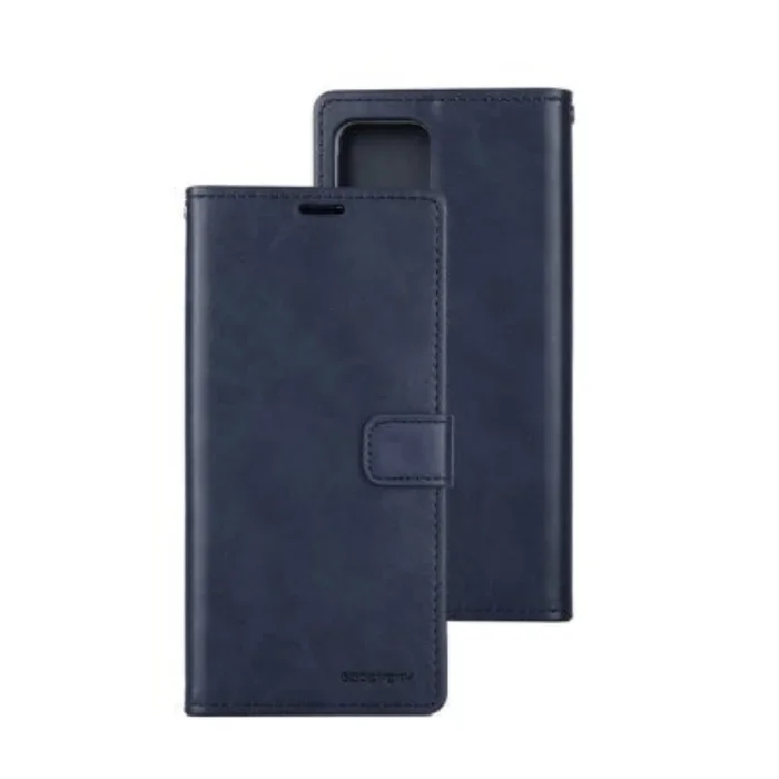 Goospery Bluemoon Diary Case for iPhone 16e with MagSafe (Navy)