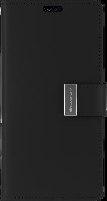 Goospery Rich Diary Case for Galaxy S22 Plus – Black