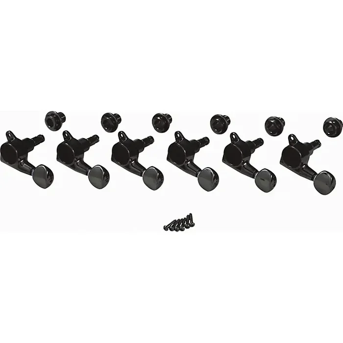 Gotoh Locking Tuners Left Hand – 6 Pack Black Guitar Center