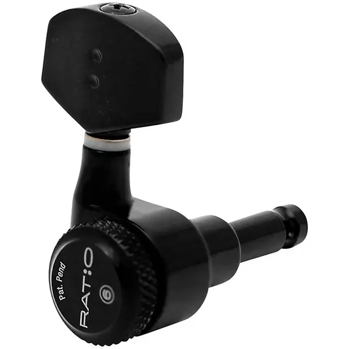 Graph Tech Electric Locking 3+3 Contemporary Tuning Machine Set 2-Pin Black Guitar Center