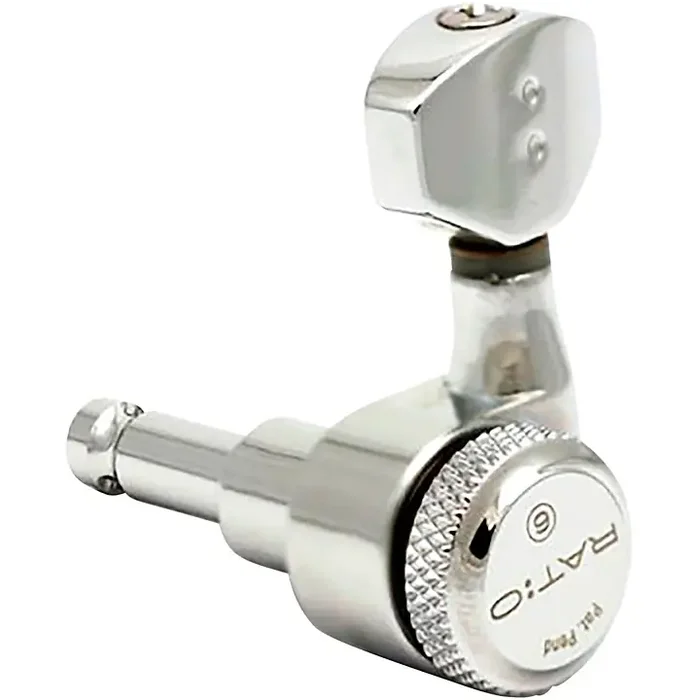 Graph Tech Ratio 6-In-Line Lefty Electric Locking Tuning Machine Heads Chrome 6 String Guitar Center
