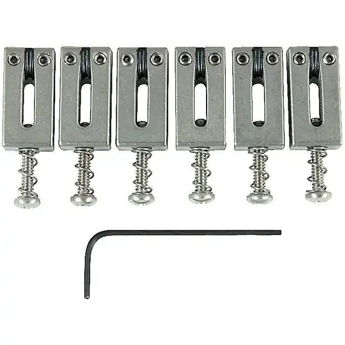 Graph Tech String Saver Classics Strat & Tele 2-1/16″ Spacing Brushed Steel Guitar Center