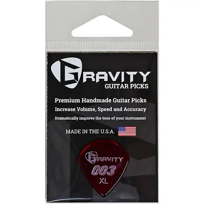 GRAVITY PICKS 003 J3 XL Polished Red Guitar Picks 1.5 mm Guitar Center