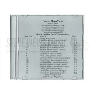 Green-Rags (CD) of George Hamilton Green (accompaniment CD)