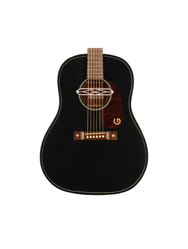 Gretsch Deltoluxe Dreadnought A/E Guitar – Black Top