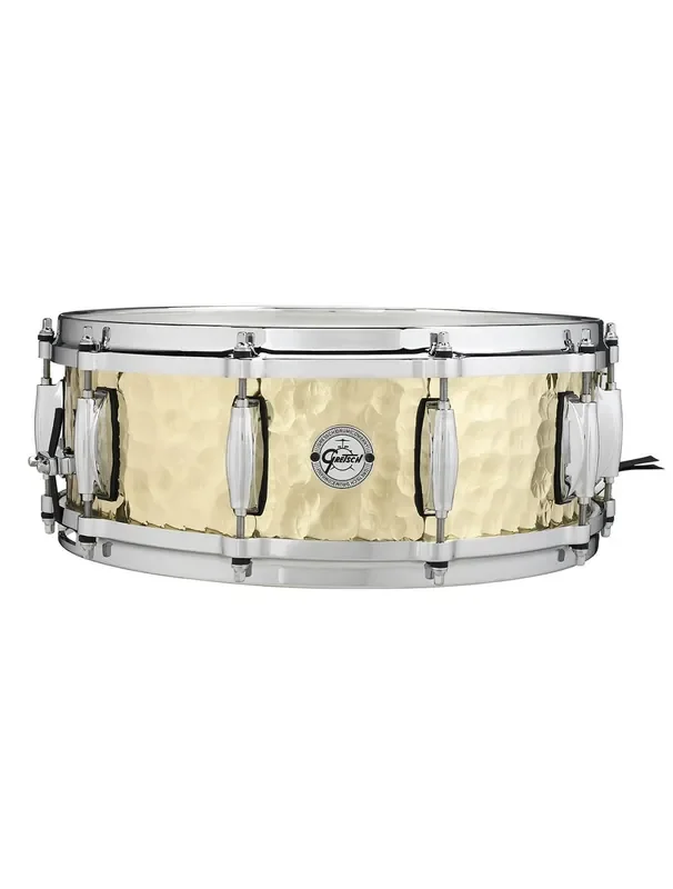 Gretsch Drums 5×14″ Hammered Brass Snare Drum
