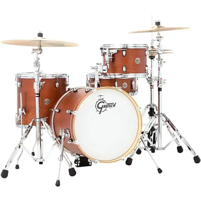 Gretsch Drums Catalina Club Jazz 4-Piece Shell Pack Satin Walnut Glaze Guitar Center