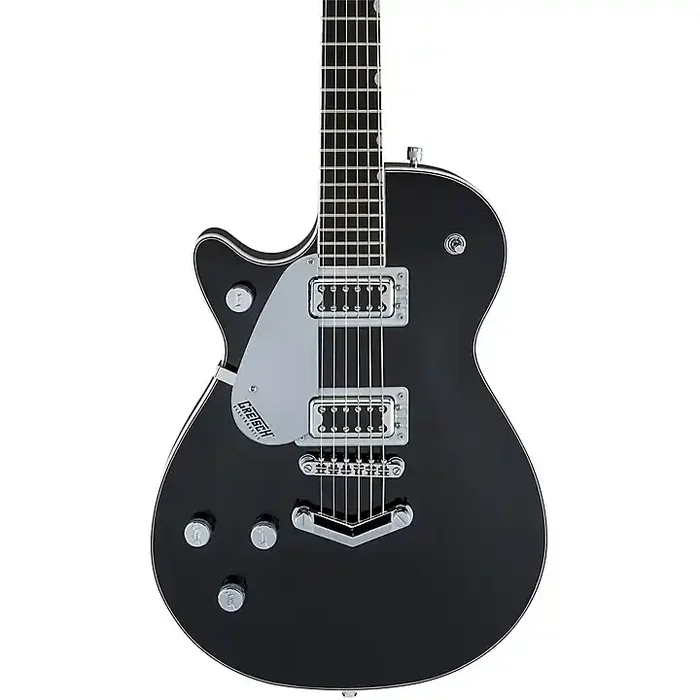 Gretsch Guitars G5230LH Electromatic Jet FT Single-Cut With “V” Stoptail Left-Handed Electric Guitar Black Guitar Center