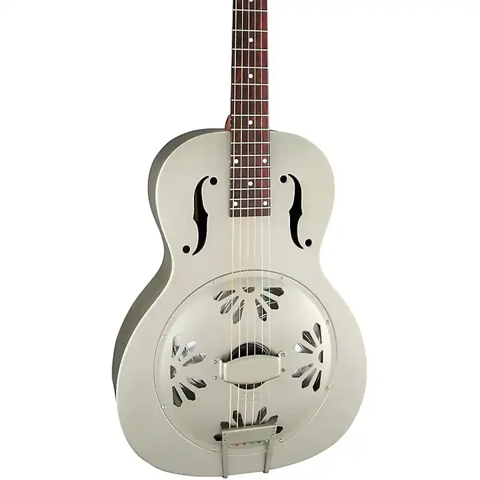 Gretsch Guitars G9201 Honey Dipper Round-Neck, Brass Body Biscuit Cone Resonator Guitar Guitar Center