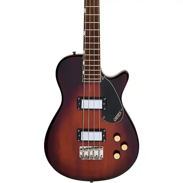 Gretsch Guitars Streamliner Jet Club Bass Single-Cut Short-Scale Bass Guitar Havana Burst Guitar Center