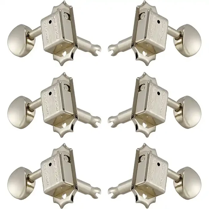 GROVER 3+3 Vintage Deluxe 133 Series Tuning Machines Nickel Guitar Center