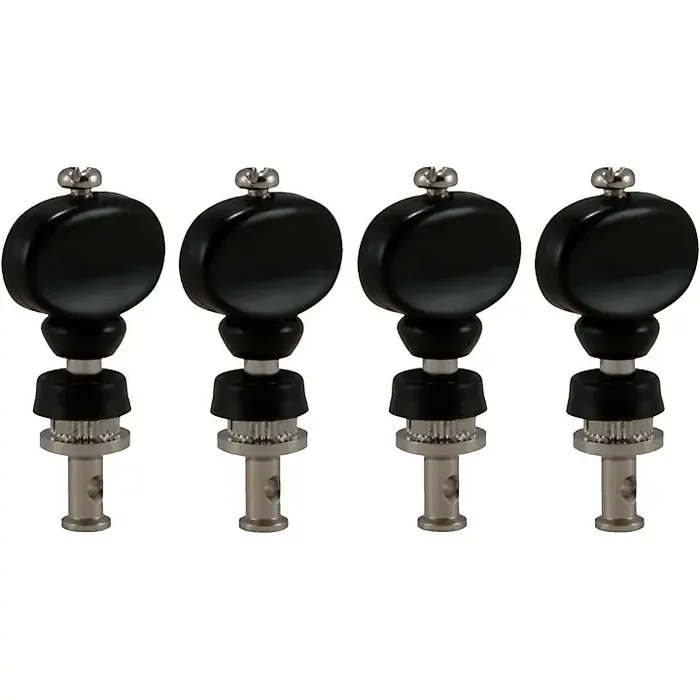 GROVER Champion 3 Series Ukulele Black Button Tuning Pegs Nickel Guitar Center