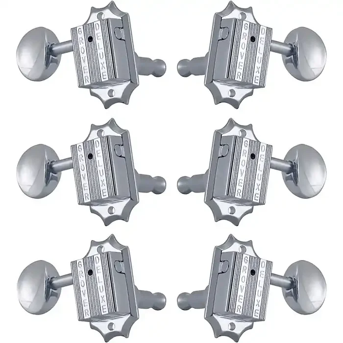 GROVER Deluxe 136 Series Tuning Machines Chrome 3+3 Guitar Center