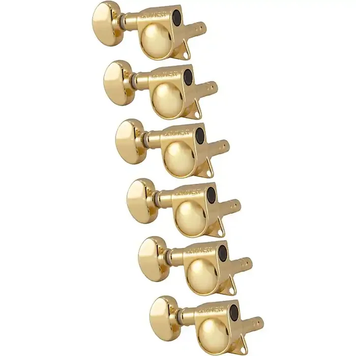 GROVER Mid-Size Locking Rotomatics 406 Series Tuning Machines Gold Reverse 6-in-line Guitar Center