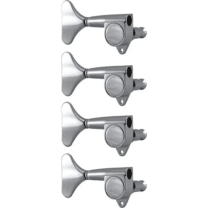 GROVER Mini Bass 144 Series Tuning Machines Chrome Reverse 4-in-line Guitar Center