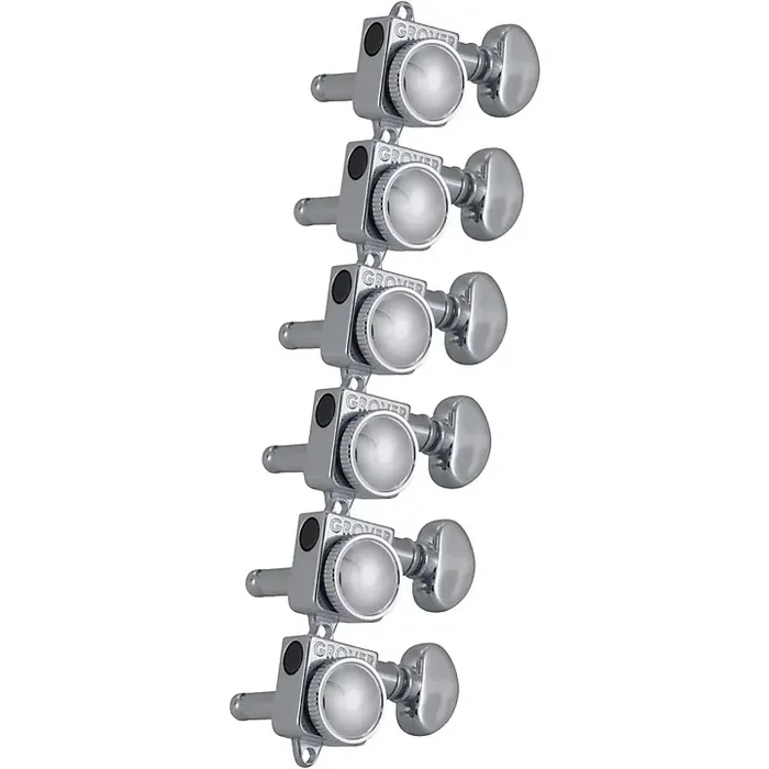 GROVER Mini Roto-Grip Locking Rotomatics 505Fv Series Tuning Machines Chrome Guitar Center