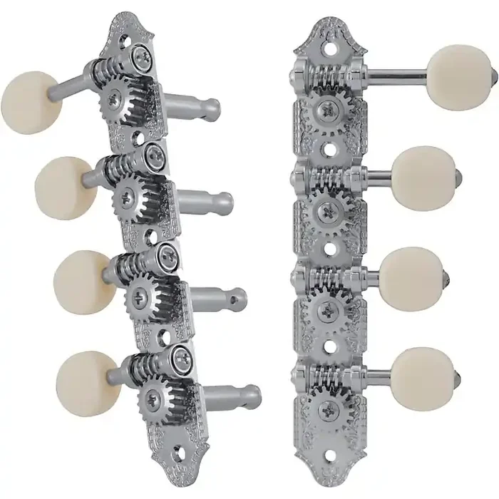 GROVER Professional Mandolin F Style 409 Series White Button Tuning Machines Chrome Guitar Center