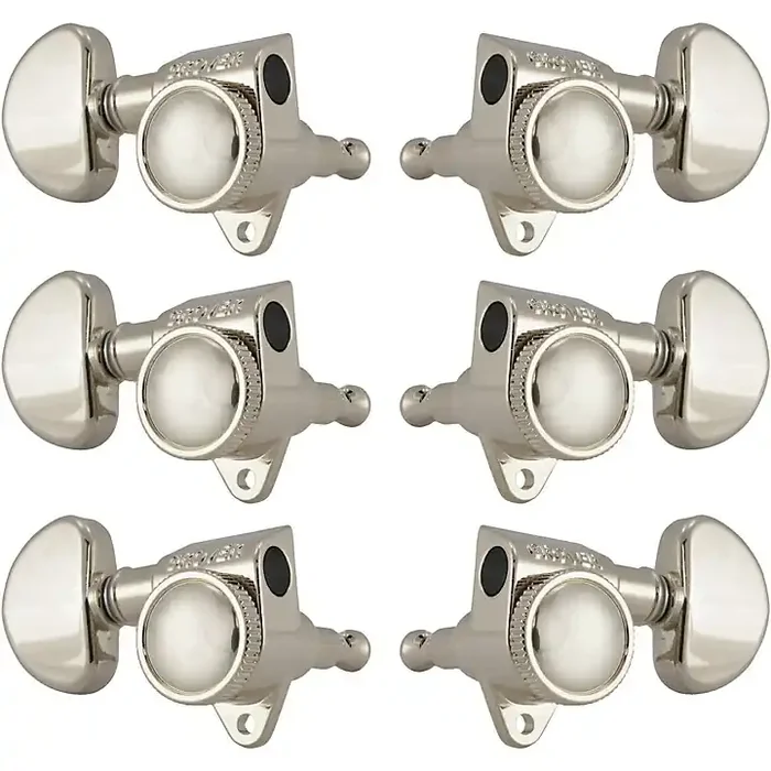 GROVER Roto-Grip Locking Rotomatics 502 Series Standard Button Tuning Machines Nickel Guitar Center