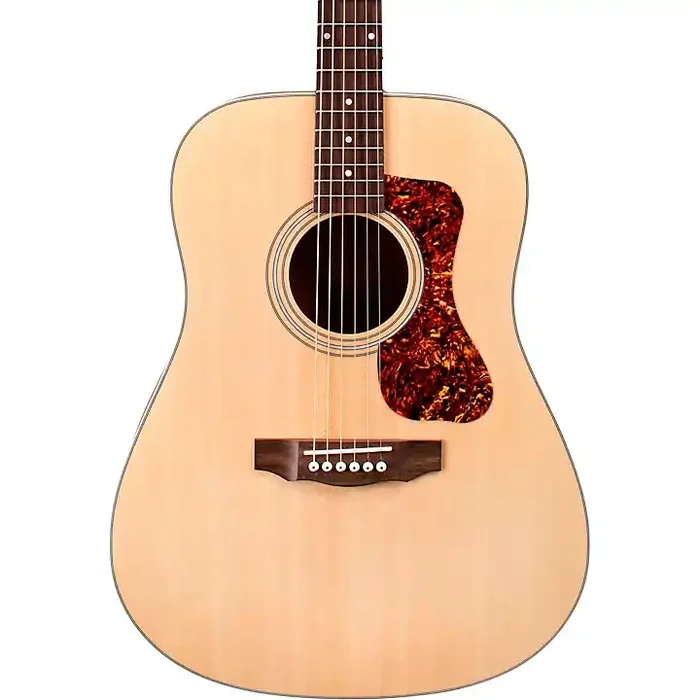 Guild D-240E Flamed Mahogany Dreadnought Acoustic-Electric Guitar Natural Guitar Center