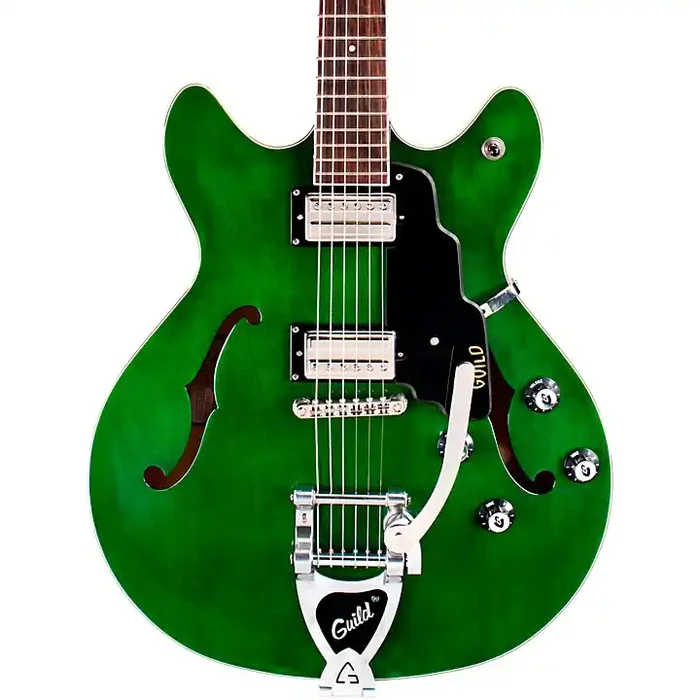 Guild Starfire I DC With Guild Vibrato Tailpiece Semi-Hollow Electric Guitar Emerald Green Guitar Center