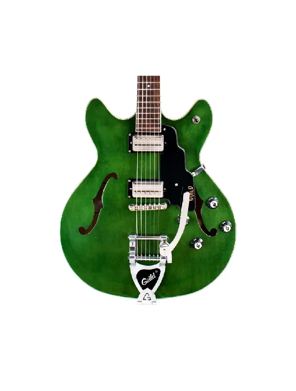 Guild Starfire I Double-Cut Semi-Hollow Guitar w/GVT – Emerald Green