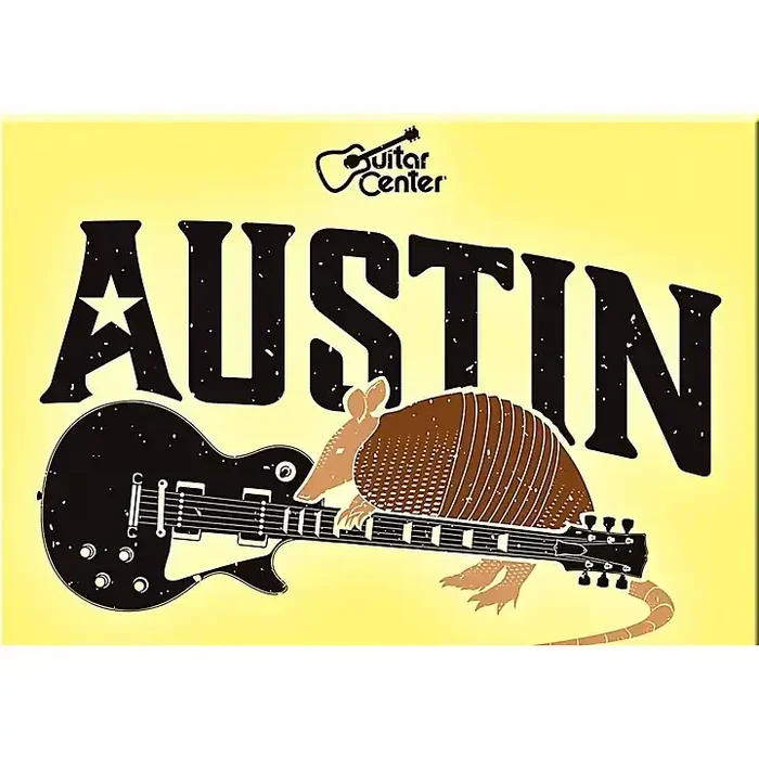 Guitar Center Austin Guitar Graphic Magnet Guitar Center