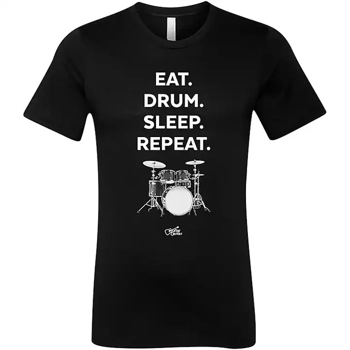 Guitar Center EAT. DRUM. SLEEP. REPEAT. Graphic T-Shirt Medium Guitar Center