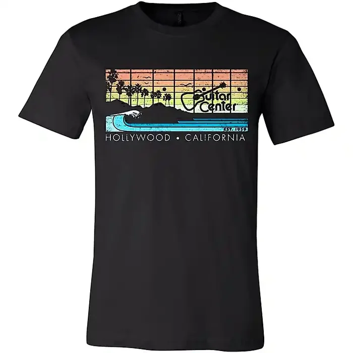 Guitar Center Hollywood Established 1959 Graphic Tee Medium Guitar Center