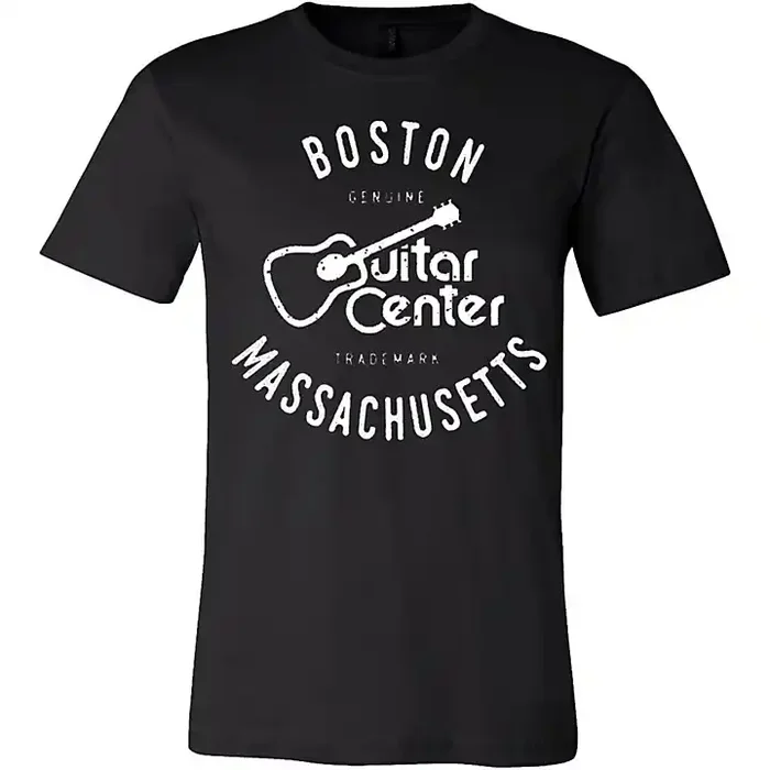 Guitar Center Mens Boston Logo Tee Medium Guitar Center