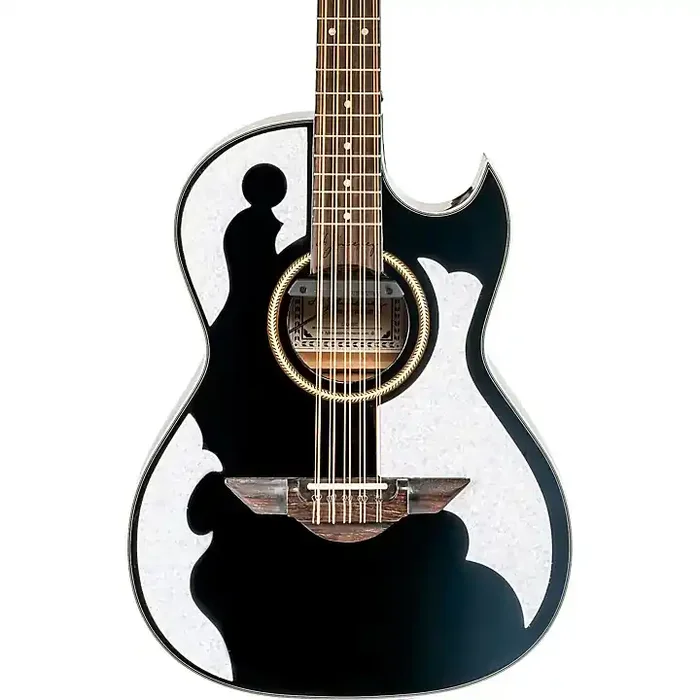H. Jimenez LBQ4E El Patron Acoustic-Electric Bajo Quinto Black Guitar Center