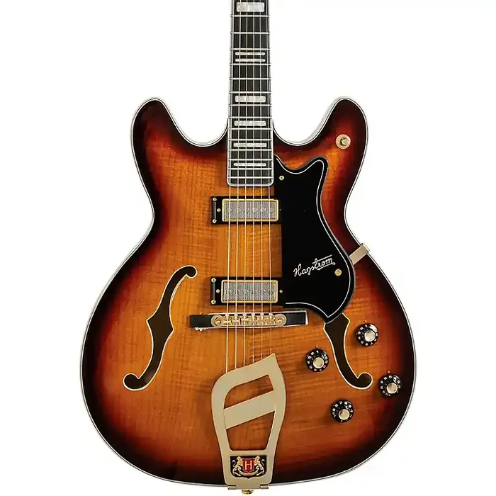 Hagstrom ‘67 Viking II Limited-Edition Hollowbody Electric Guitar Vintage Sunburst Guitar Center