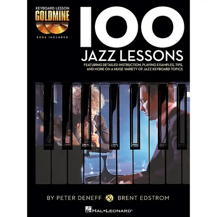 Hal Leonard 100 Jazz Lessons – Keyboard Lesson Goldmine Series Book/2-CD Pack Guitar Center
