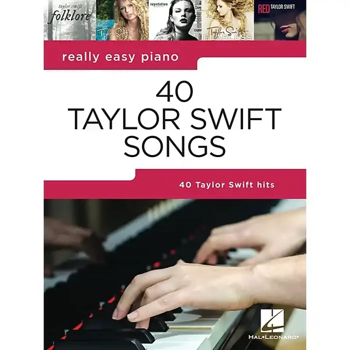 Hal Leonard 40 Taylor Swift Songs – Really Easy Piano Series Songbook Guitar Center