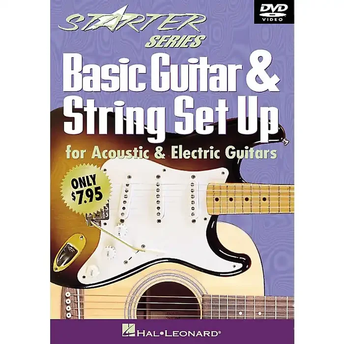 Hal Leonard Basic Guitar & String Set Up (Starter Series DVD) Starter Series (Video) Series DVD Written by Tom Kolb Guitar Center