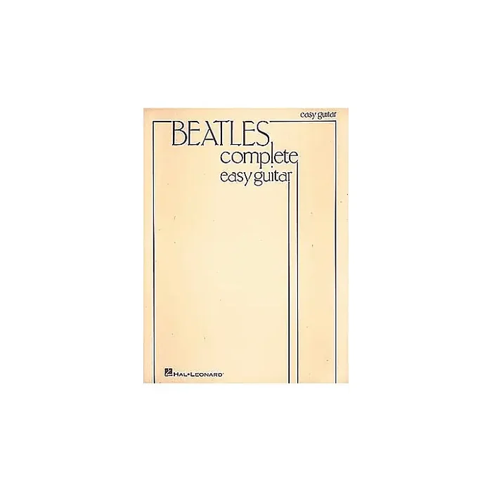 Hal Leonard Beatles Complete Easy Guitar Songbook Guitar Center