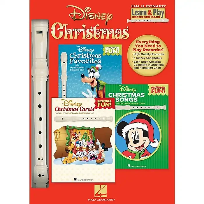 Hal Leonard Disney Christmas (Learn & Play Recorder Pack) Recorder Series General Merchandise Guitar Center