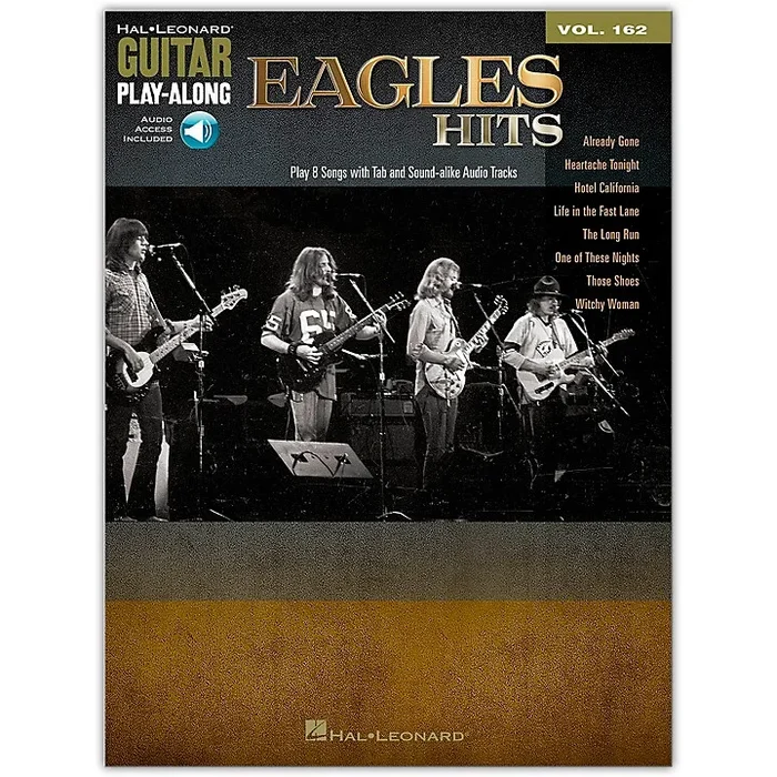 Hal Leonard Eagles Hits – Guitar Play-Along Vol. 162 Book/Online Audio
