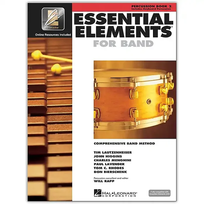 Hal Leonard Essential Elements for Band – Percussion and Keyboard Percussion 2 Book/Online Audio Guitar Center