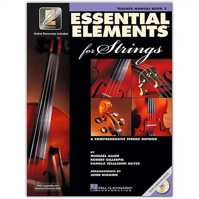 Hal Leonard Essential Elements For Strings Teacher‘s Manual (Book 2 with EEi and CD) Guitar Center
