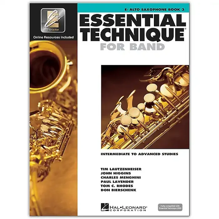 Hal Leonard Essential Technique for Band – Eb Alto Saxophone 3 Book/Online Audio Guitar Center
