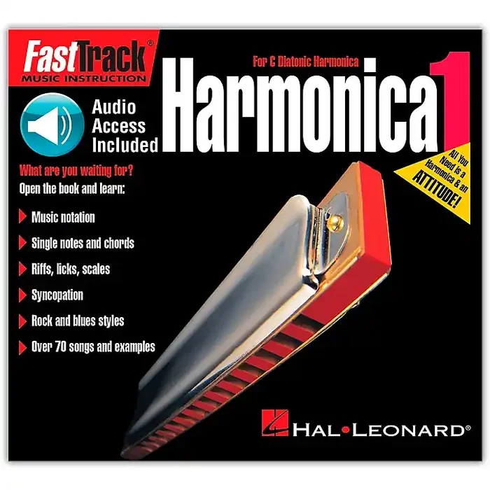 Hal Leonard FastTrack Mini Harmonica Book 1 Book/CD Guitar Center