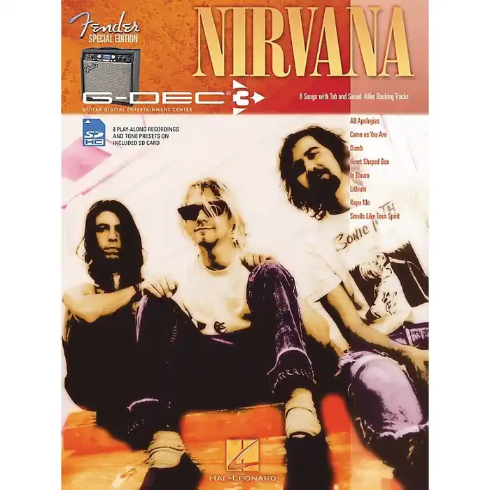 Hal Leonard Fender G-Dec Nirvana Guitar Play-Along Songbook/SD Card Guitar Center