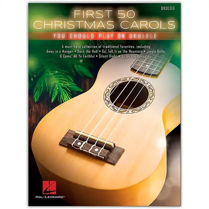 Hal Leonard First 50 Christmas Carols You Should Play on Ukulele Guitar Center