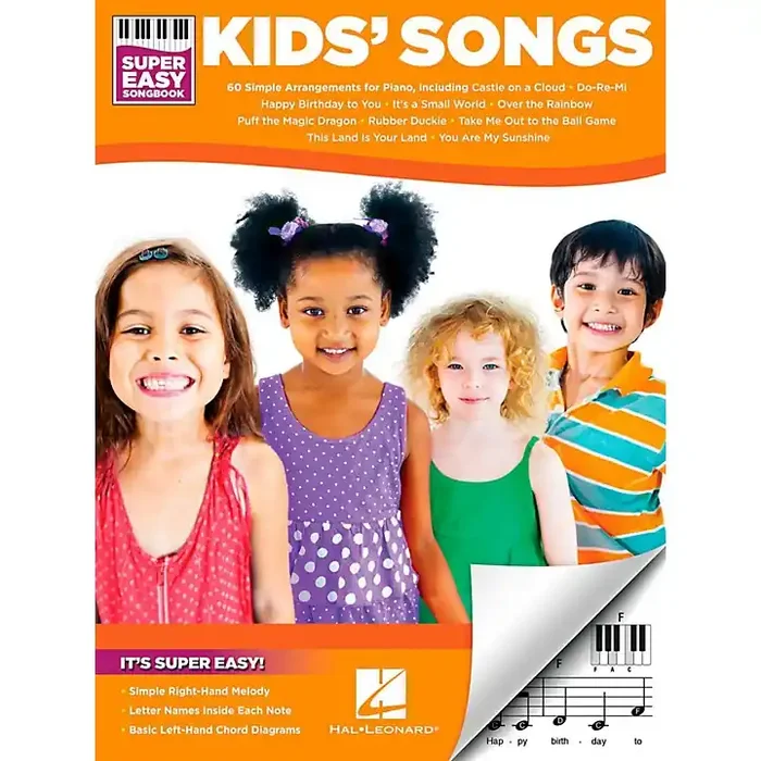Hal Leonard Kids‘ Songs – Super Easy Songbook Guitar Center