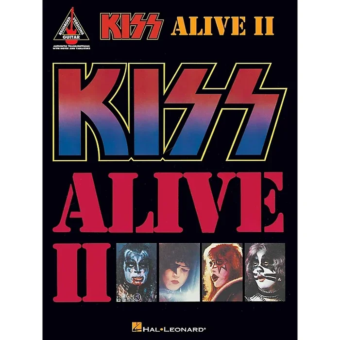 Hal Leonard Kiss – Alive II Guitar Tab Songbook