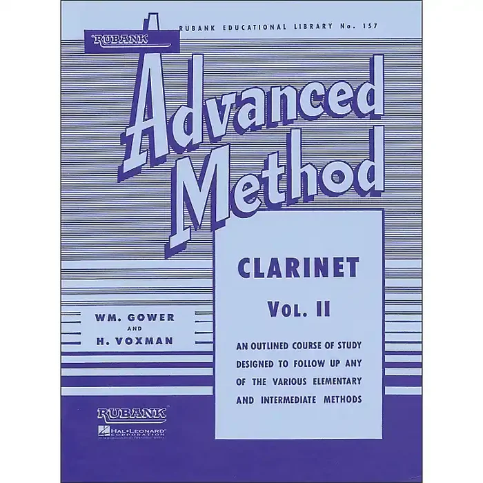 Hal Leonard Rubank Advanced Method for Clarinet Volume 2 Guitar Center