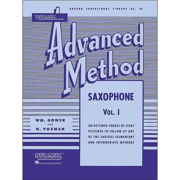 Hal Leonard Rubank Advanced Method for Saxophone Volume 1 Guitar Center